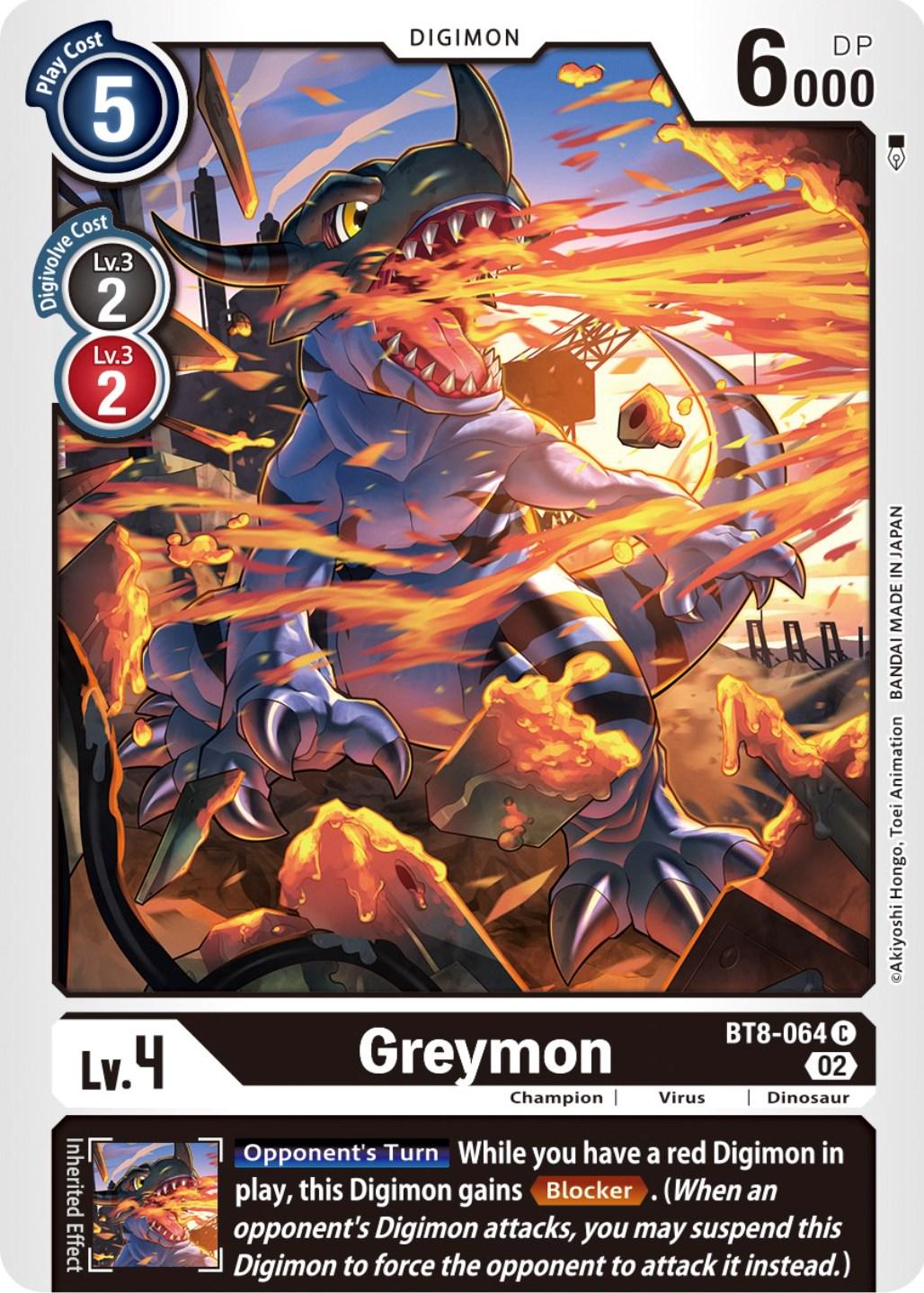 Greymon [Winner Pack Dimensional Phase] #BT8-064