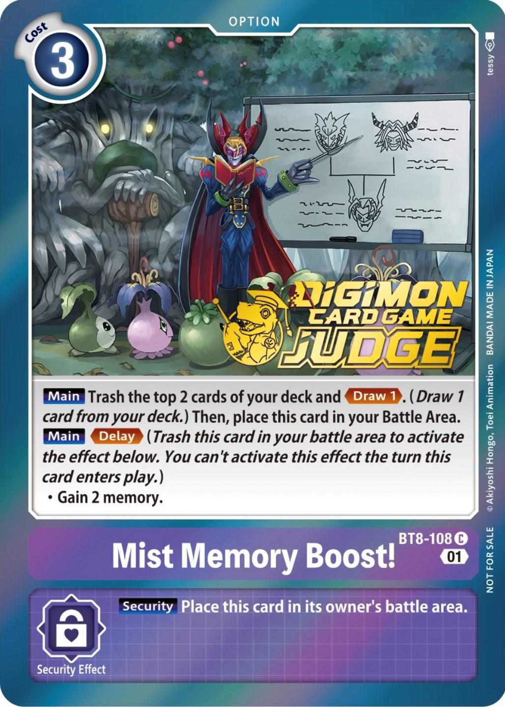 Mist Memory Boost! [Judge Pack Foil] #BT8-108