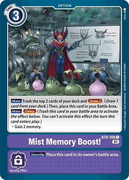 Mist Memory Boost! #BT8-108