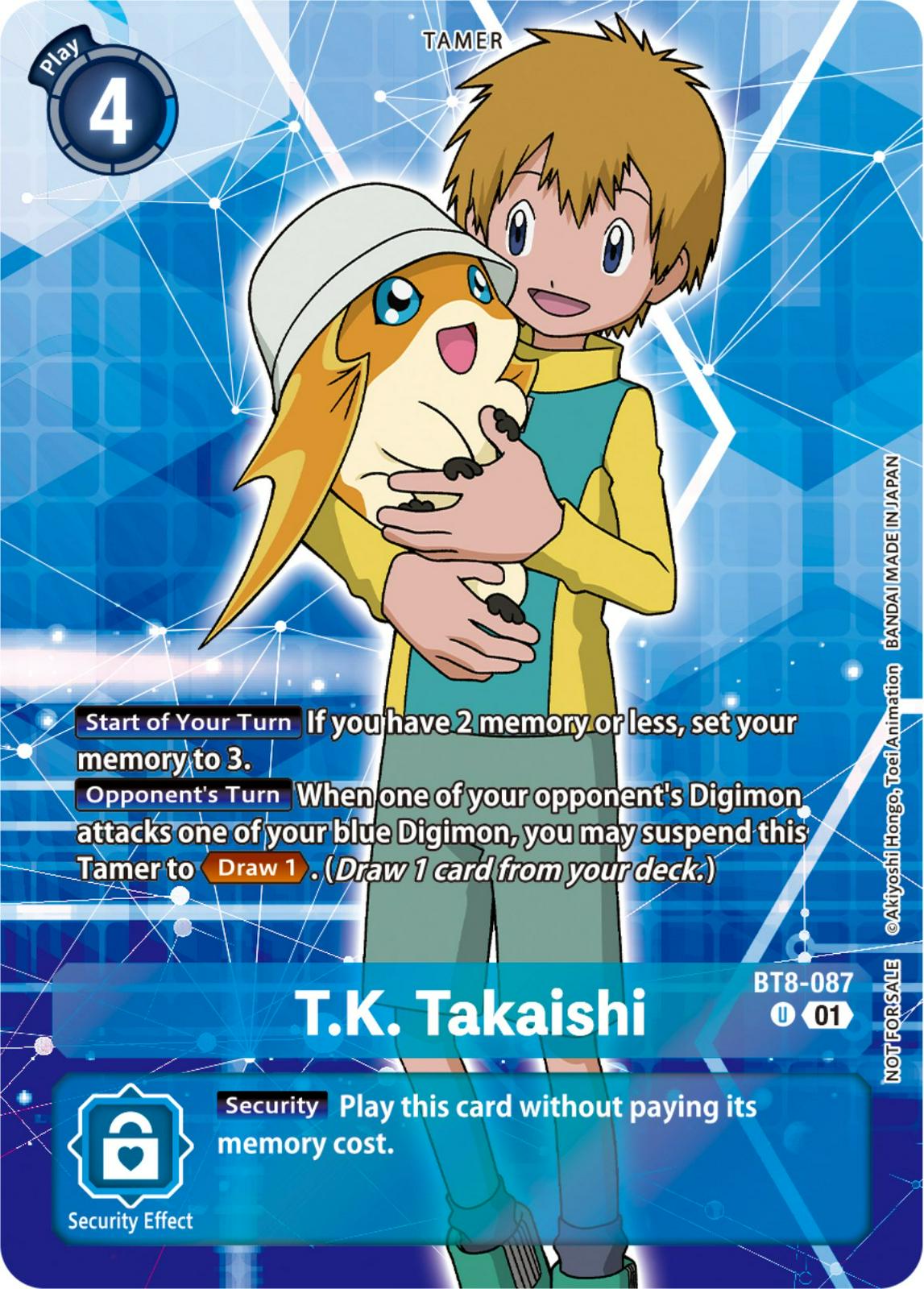 T.K. Takaishi [Tamer Party Pack  Foil] #BT8-087