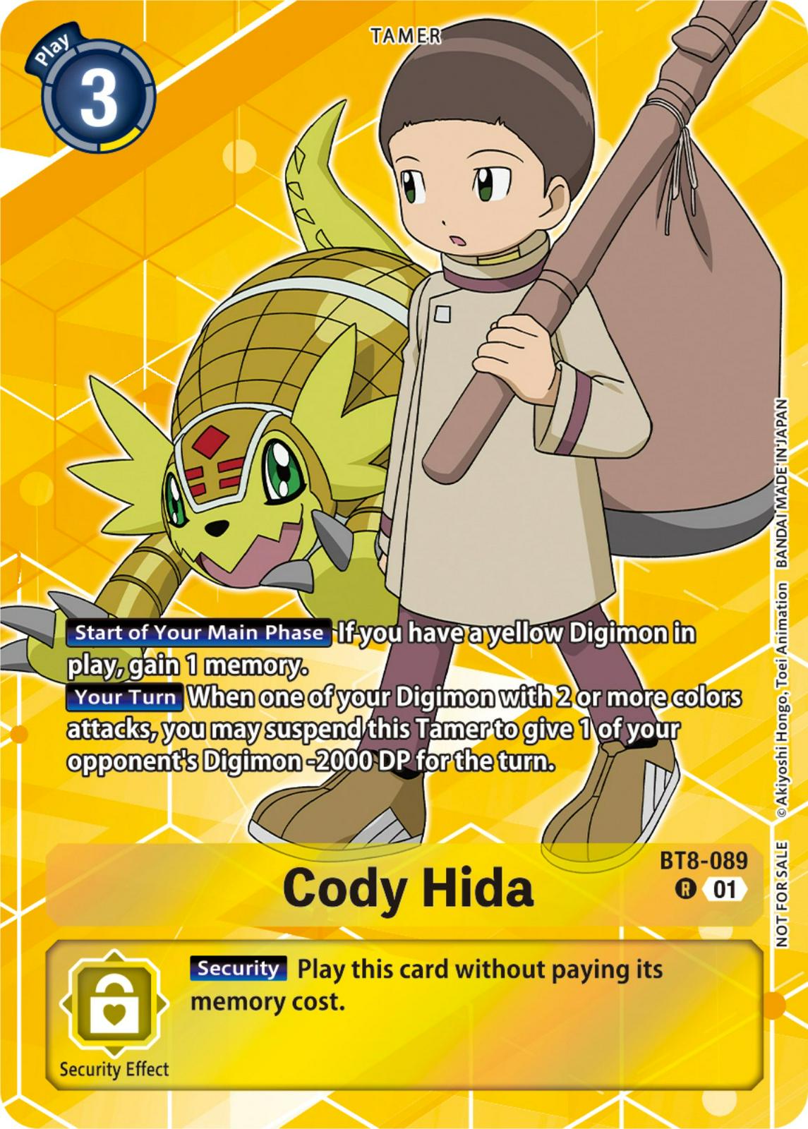 Cody Hida [Tamer Party Pack  Foil] #BT8-089