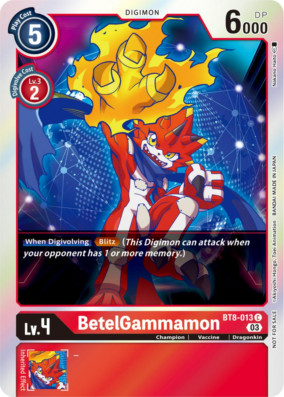 BetelGammamon [Tournament Pack Foil] #BT8-013