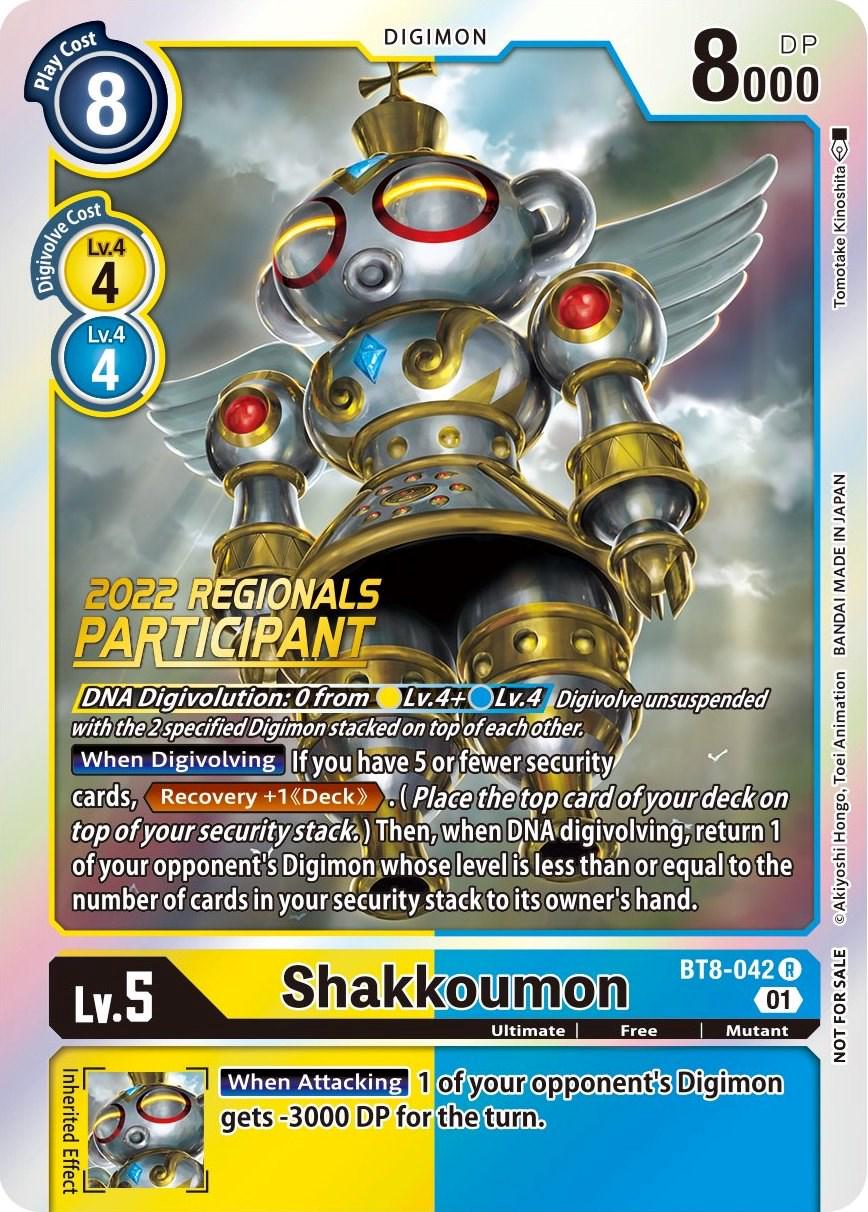 Shakkoumon [Regional Online Participant Foil] #BT8-042