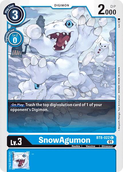 SnowAgumon #BT8-022