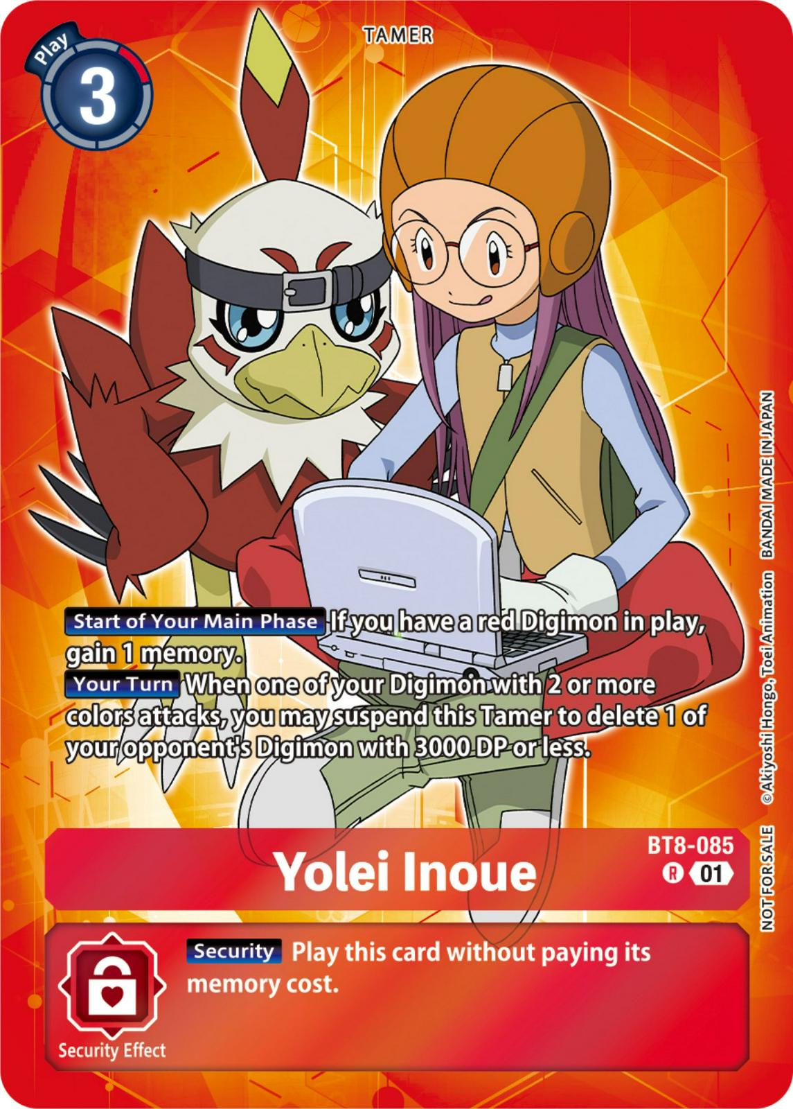 Yolei Inoue [Tamer Party Pack  Foil] #BT8-085
