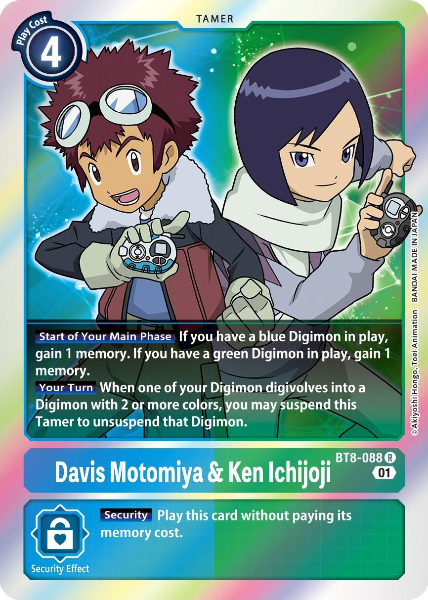 Davis Motomiya & Ken Ichijoji [Foil] #BT8-088