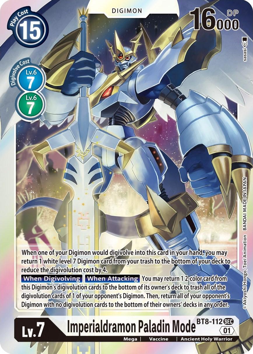 Imperialdramon Paladin Mode [Foil] #BT8-112