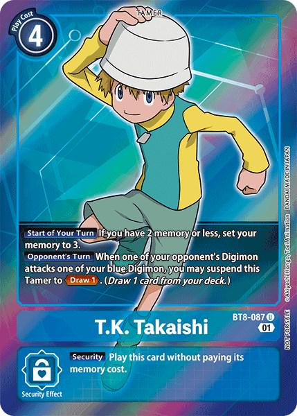 T.K. Takaishi [Box Topper Foil] #BT8-087