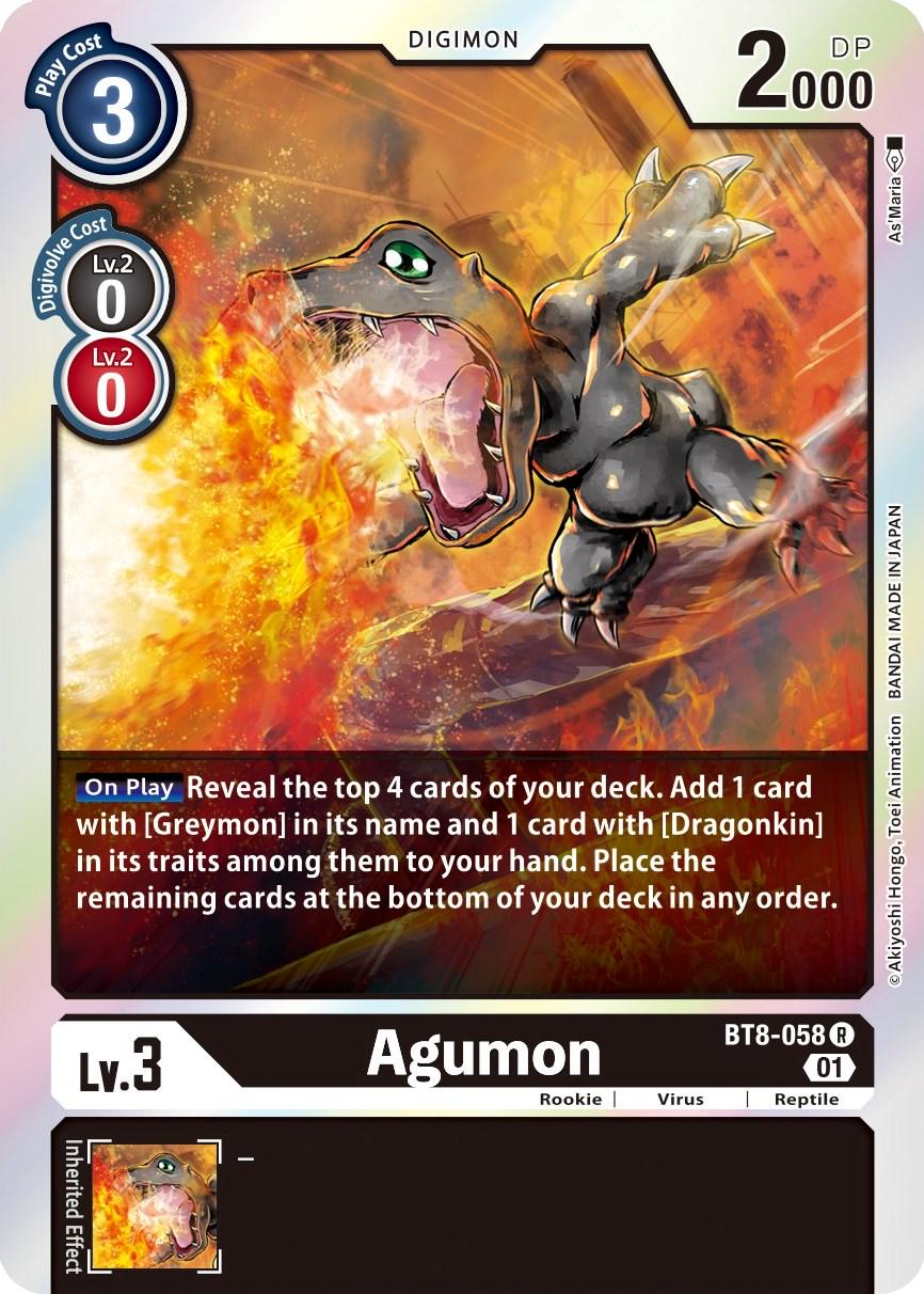 Agumon [Foil] #BT8-058