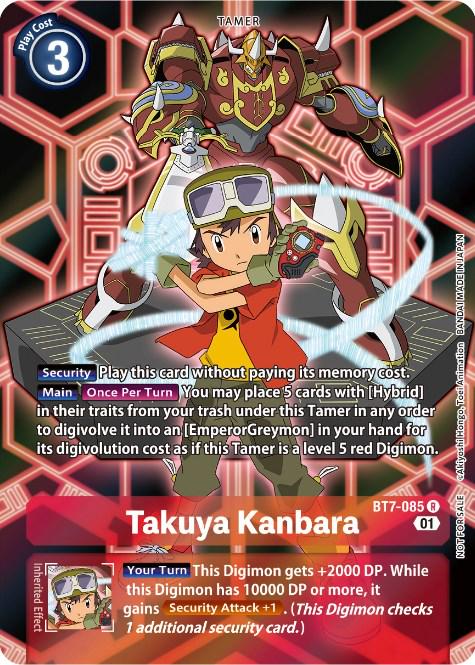 Takuya Kanbara [D-Scanner Alternate Art Foil] #BT7-085
