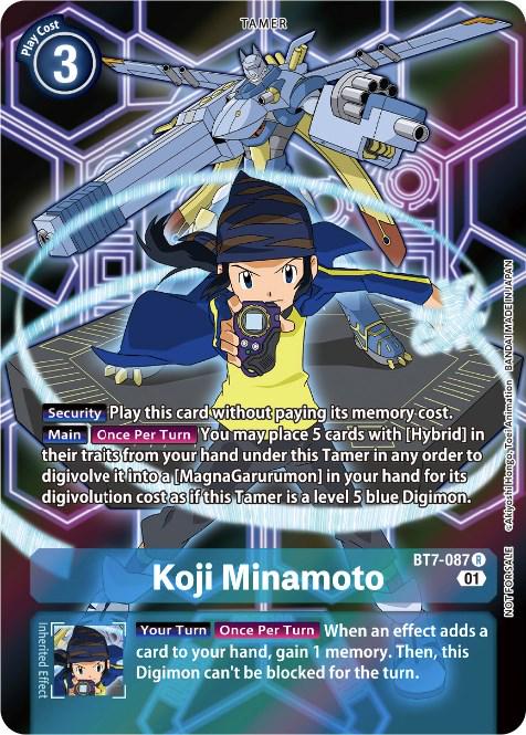 Koji Minamoto [D-Scanner Alternate Art Foil] #BT7-087