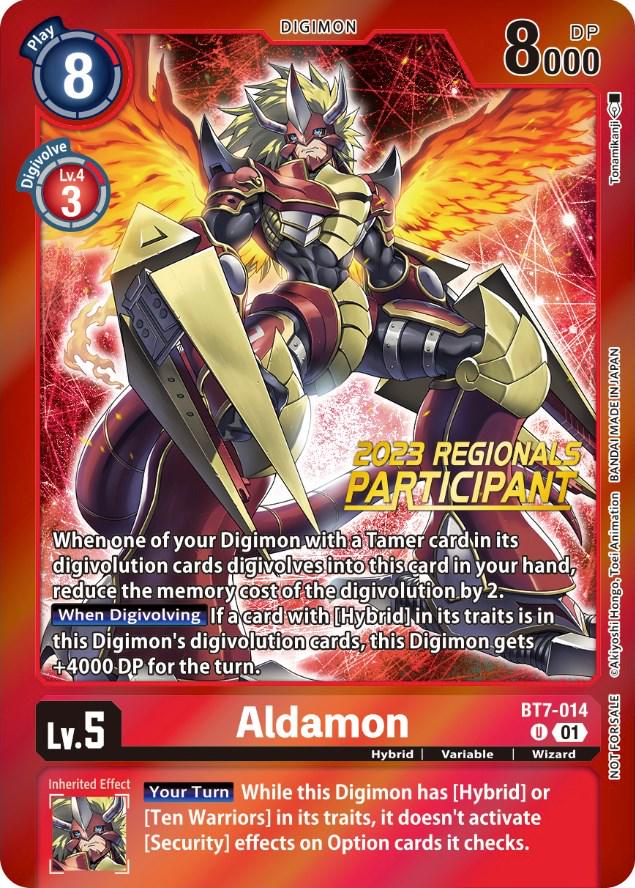 Aldamon [Regionals Participant Foil] #BT7-014