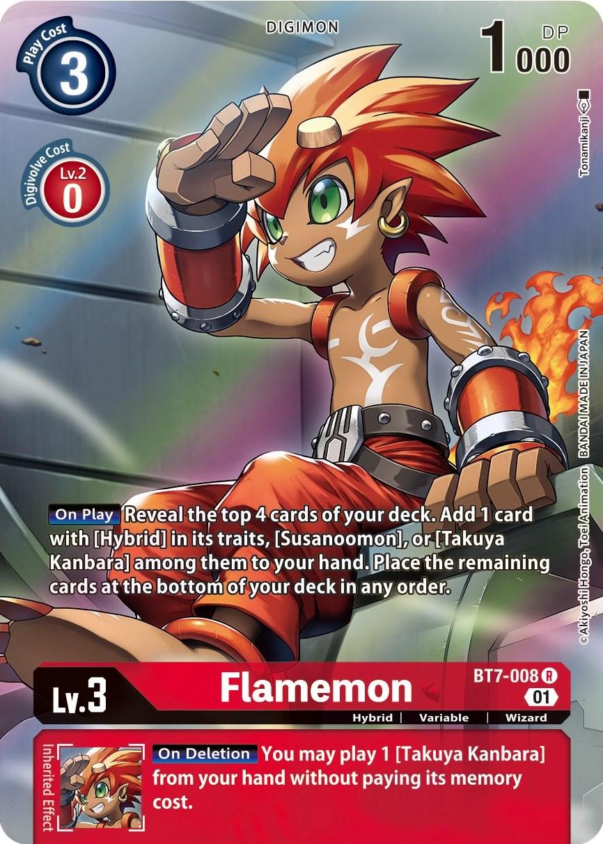 Flamemon [Alternate Art Foil] #BT7-008