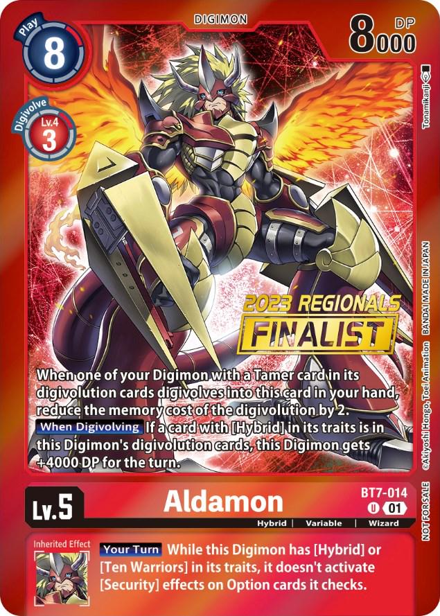Aldamon [Regionals Finalist Foil] #BT7-014