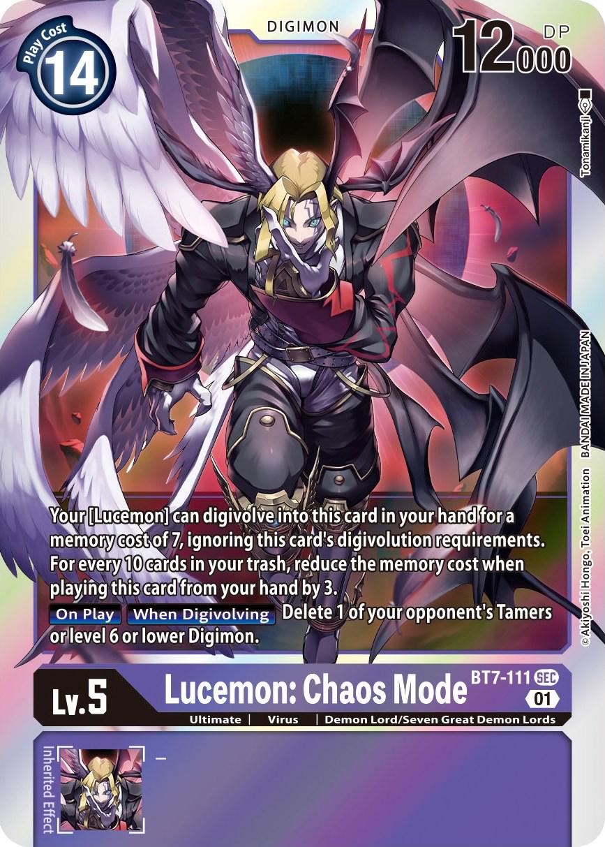 Lucemon: Chaos Mode [Foil] #BT7-111