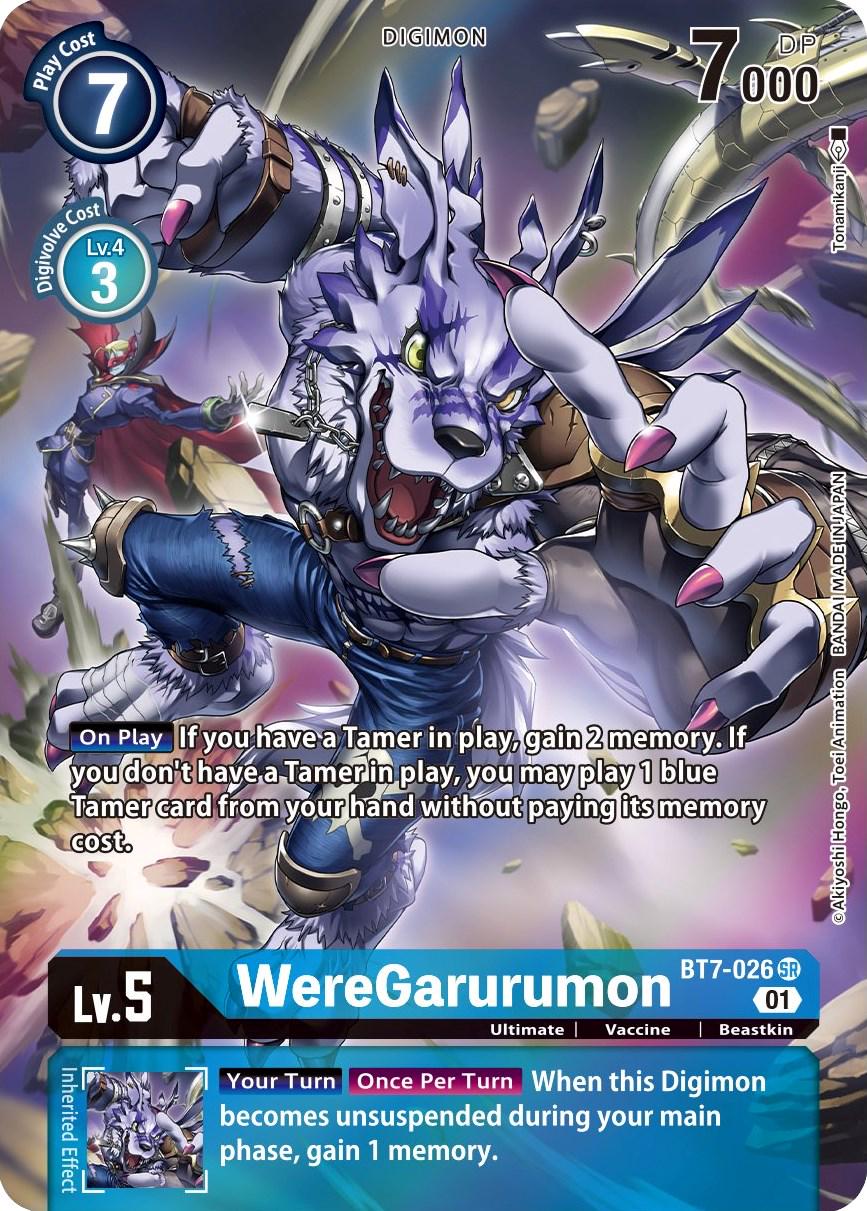 WereGarurumon [Alternate Art Foil] #BT7-026