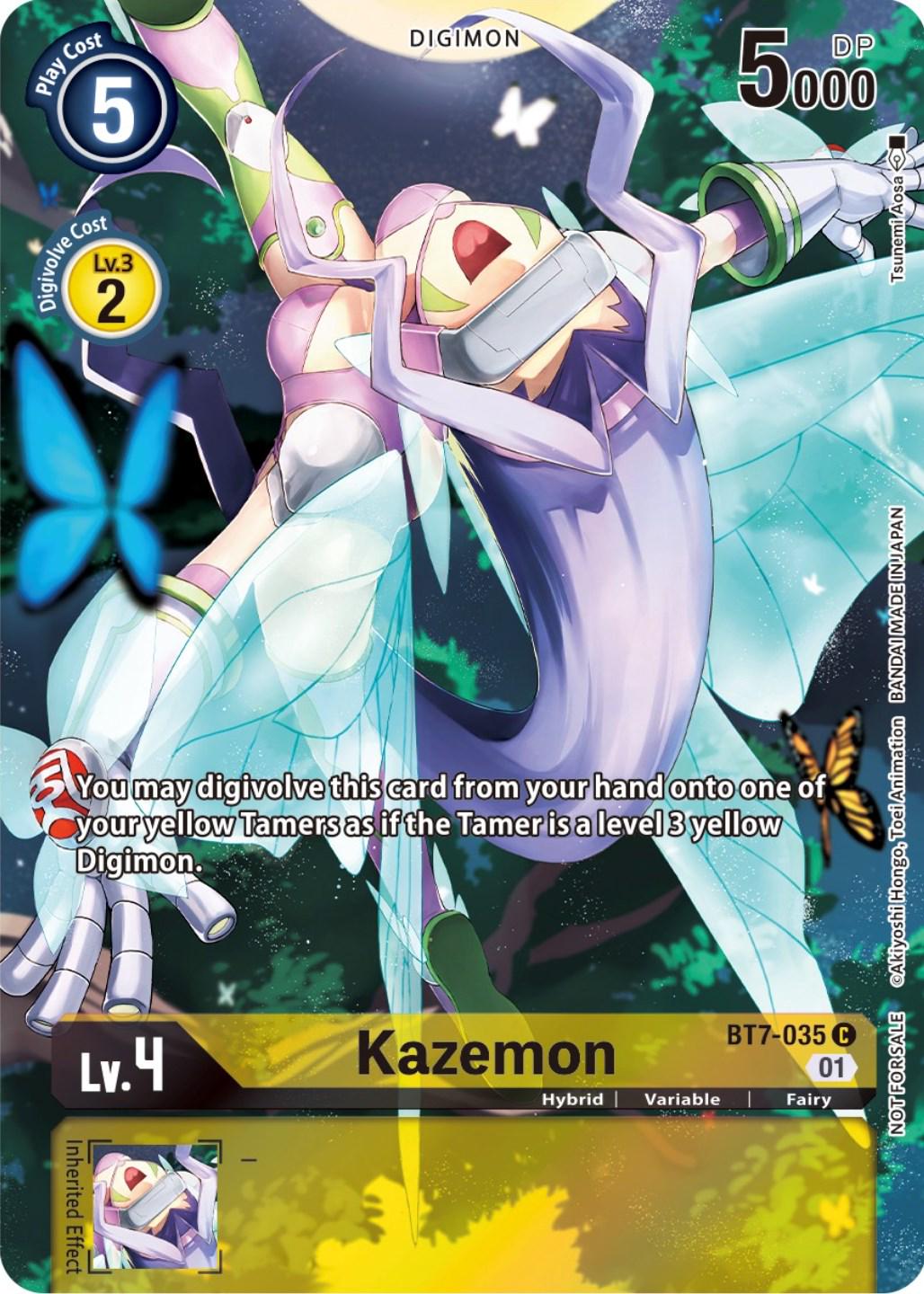 Kazemon [Anniversary Foil] #BT7-035