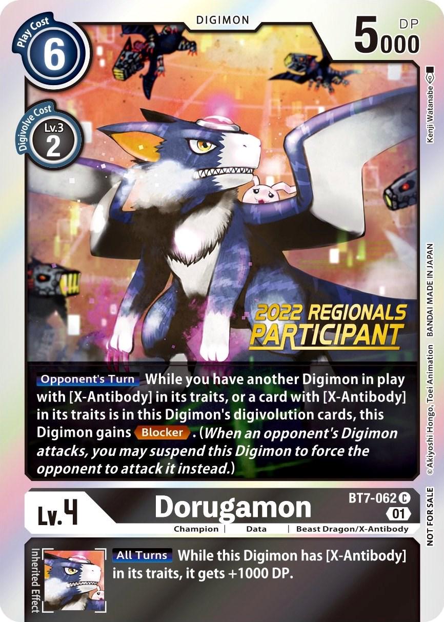 Dorugamon [Regional Online Participant Foil] #BT7-062