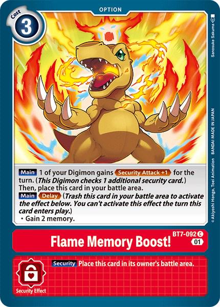 Flame Memory Boost! #BT7-092