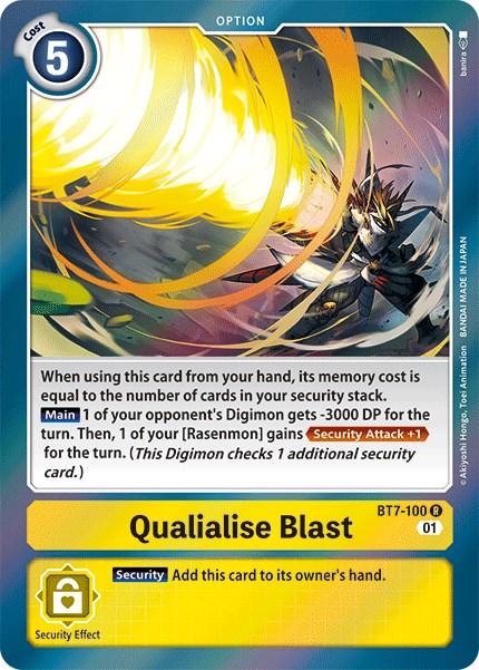 Qualialise Blast [Foil] #BT7-100