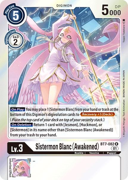 Sistermon Blanc [Awakened Foil] #BT7-082