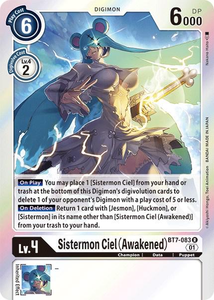 Sistermon Ciel [Awakened Foil] #BT7-083