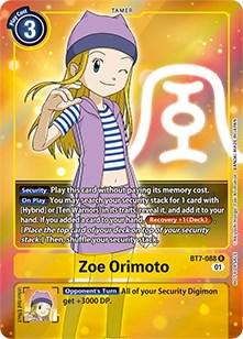 Zoe Orimoto [Box Topper Foil] #BT7-088
