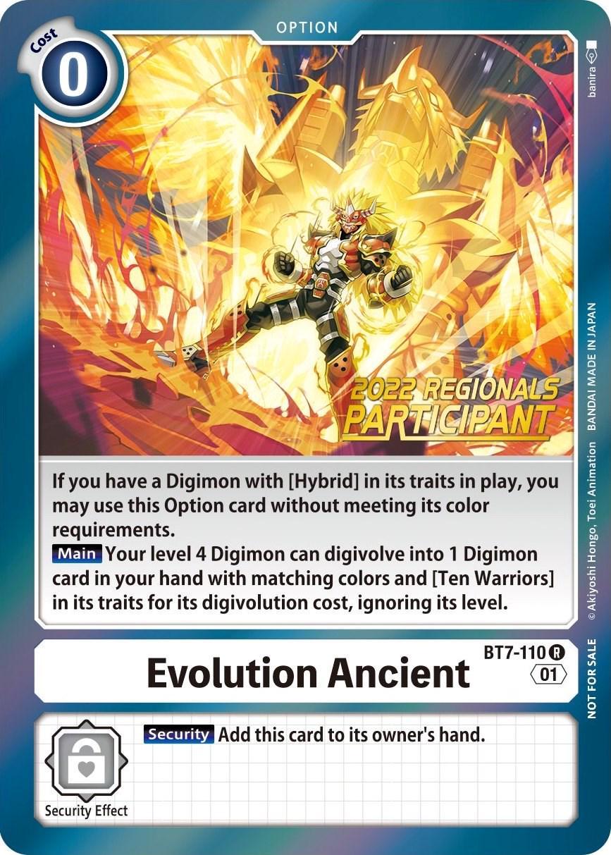 Evolution Ancient [Regional Online Participant Foil] #BT7-110