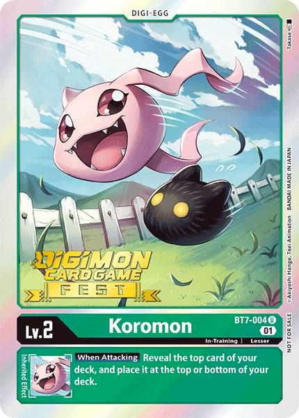 Koromon [Fest Foil] #BT7-004