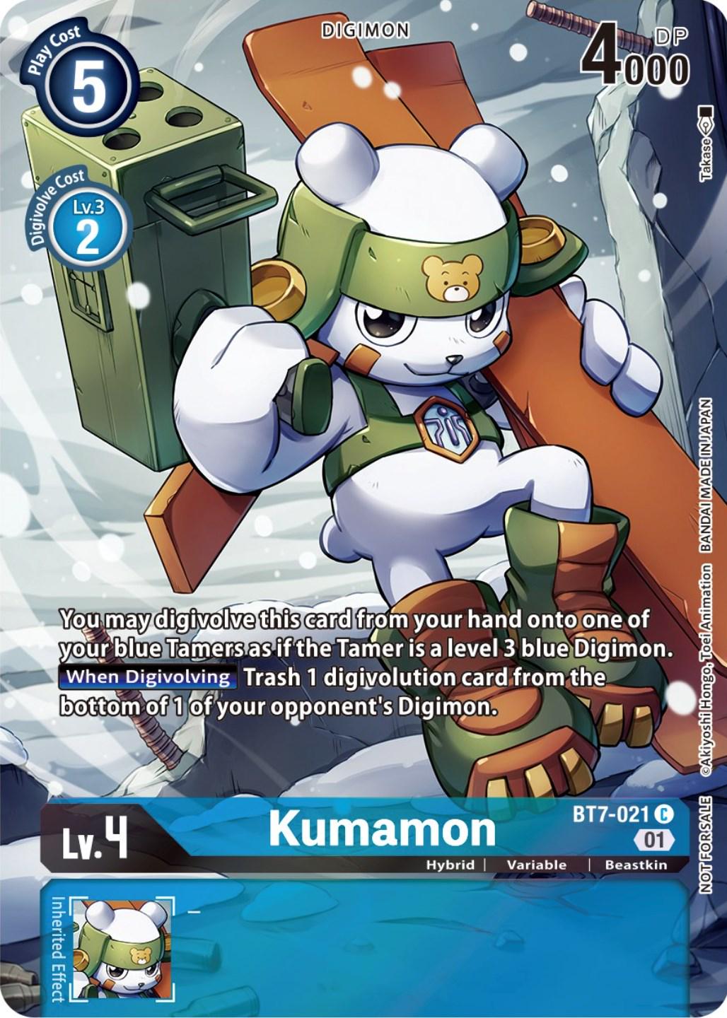 Kumamon [Anniversary Foil] #BT7-021