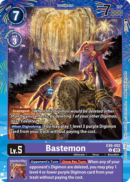 Bastemon [Regulation Battle Vol. 2 Foil] #EX6-052