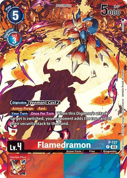 Flamedramon [Update Pack Foil] #P-137 P