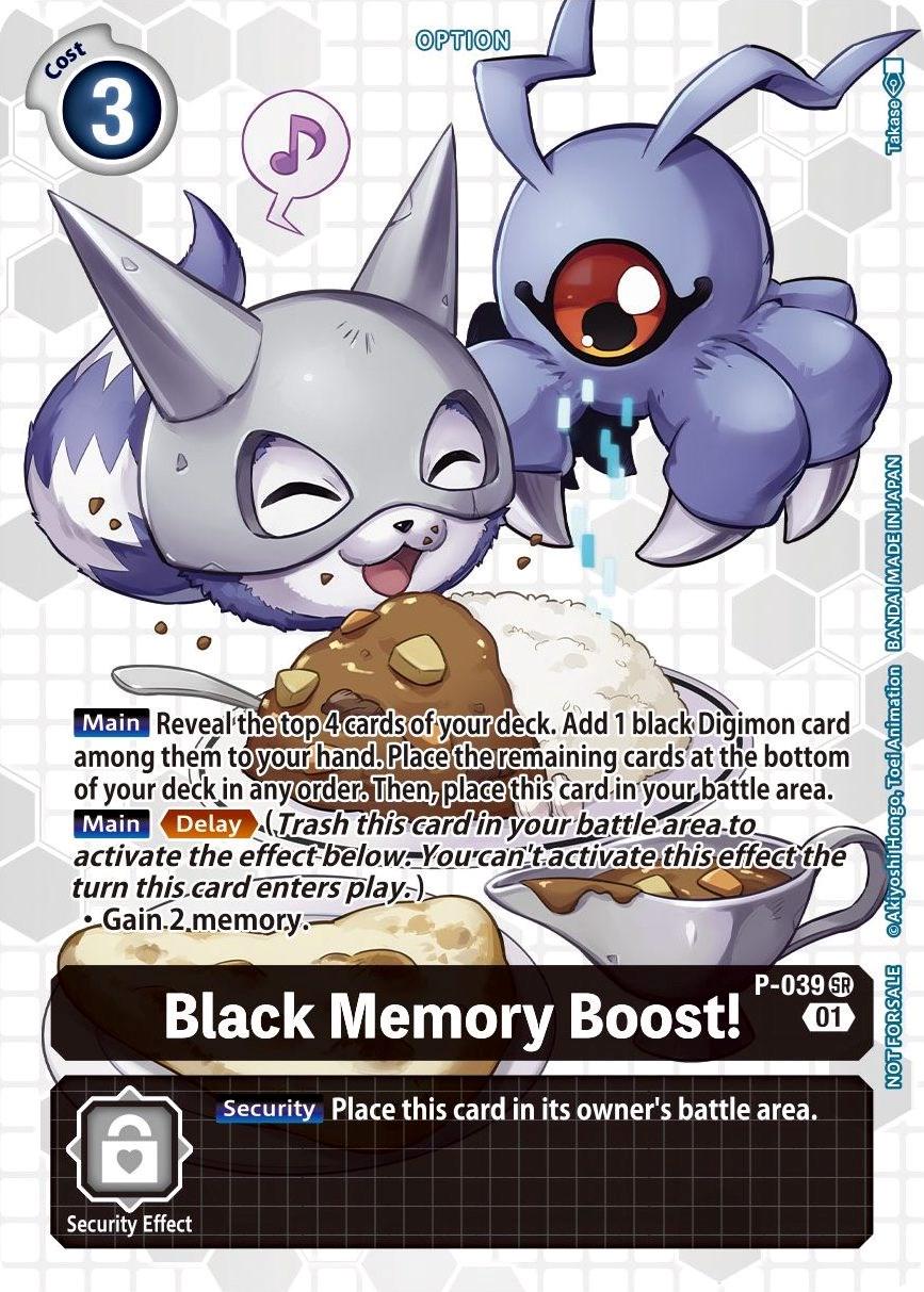 Black Memory Boost! [Next Adventure Box Promotion Pack Foil] #P-039