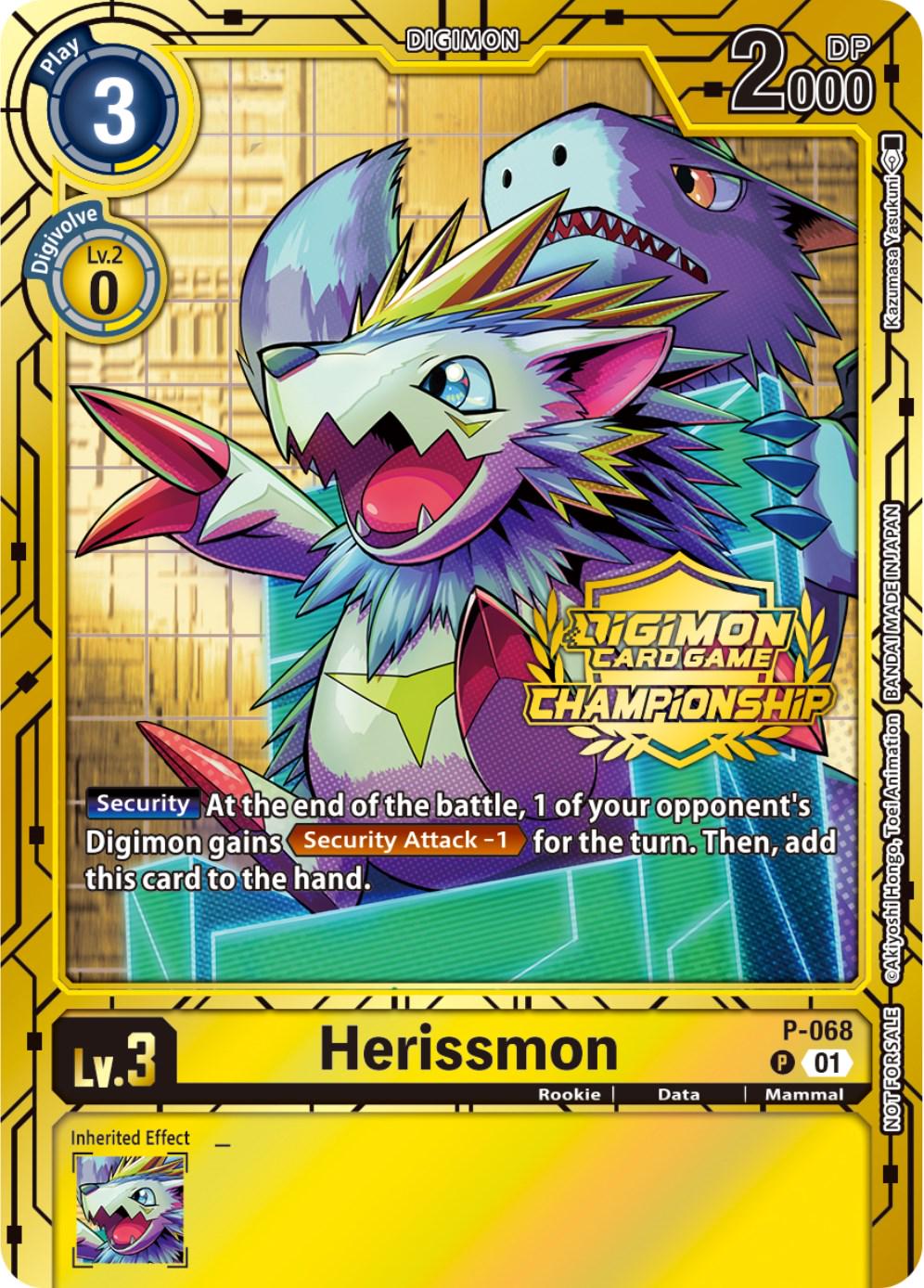 HerissmonP-068 [Championship 2023 Gold Card Set Foil] #P-068 P