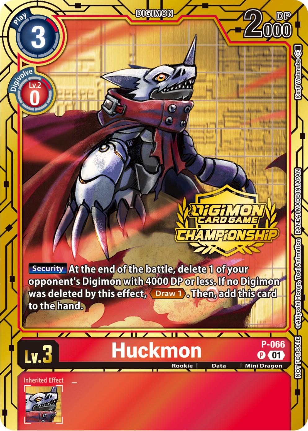 HuckmonP-066 [Championship 2023 Gold Card Set Foil] #P-066 P