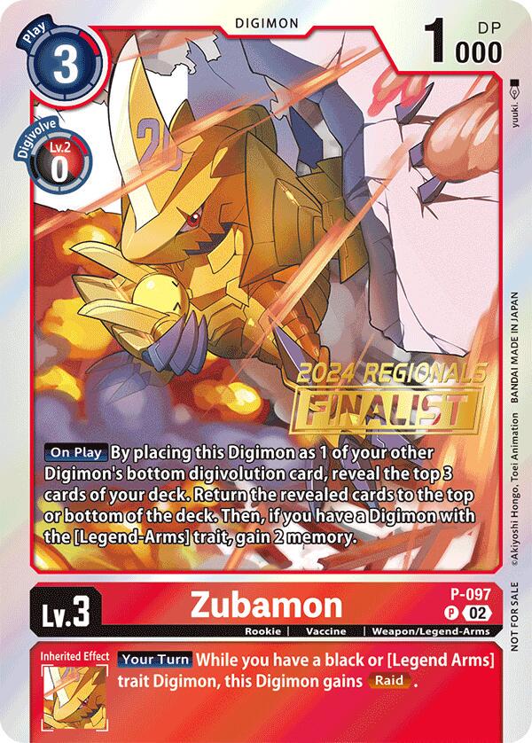 ZubamonP-097 [Regionals Finalist Foil] #P-097 P