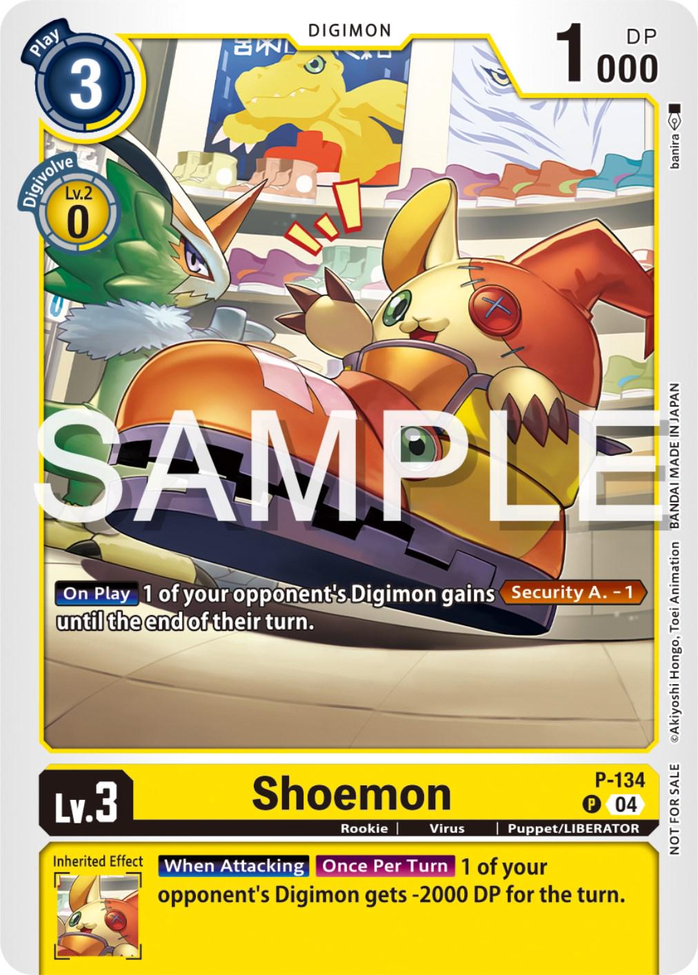 Shoemon [Digimon Liberator Promotion Pack] #P-134 P