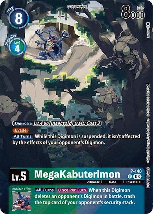 MegaKabuterimon [Update Pack Foil] #P-140 P