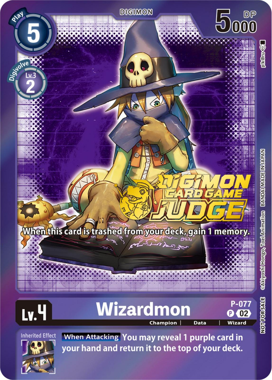 WizardmonP-077 [Judge Pack Foil] #P-077 P