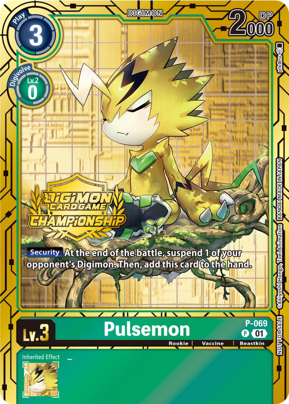 PulsemonP-069 [Championship 2023 Gold Card Set Foil] #P-069 P