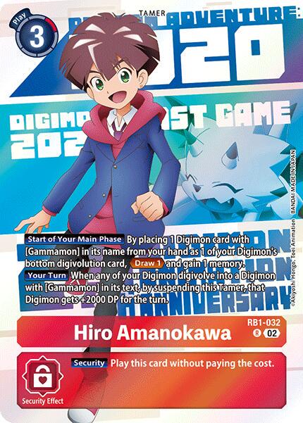 Hiro Amanokawa [Series 25th Anniversary Set Foil] #RB1-032