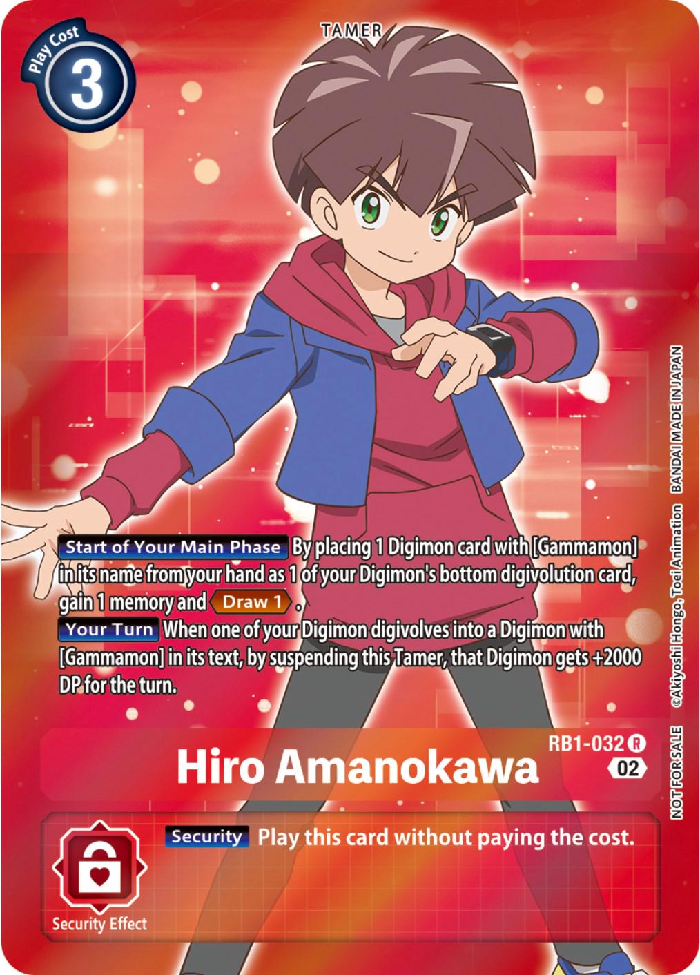 Hiro Amanokawa [Resurgence Booster Box Promotion Pack Foil] #RB1-032