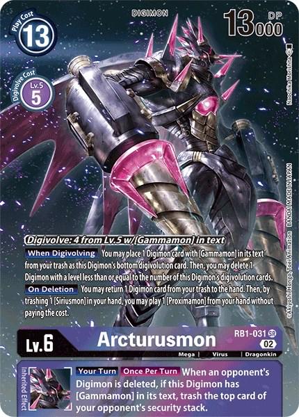 Arcturusmon [Textured Alternate Art Foil] #RB1-031