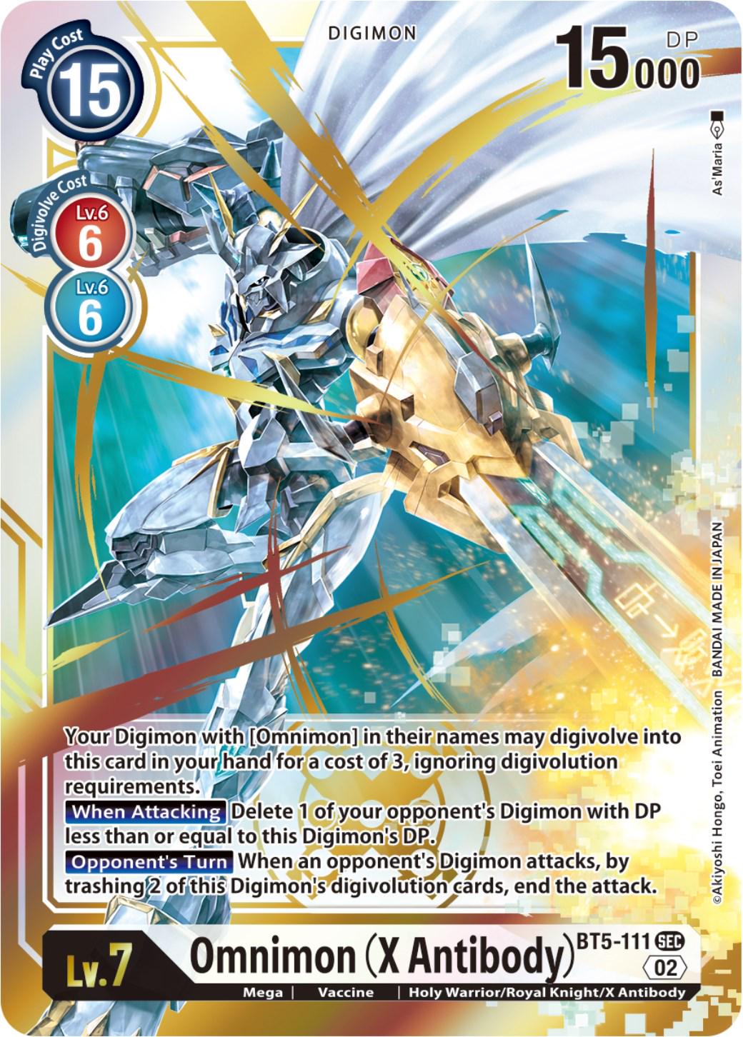 Omnimon [X Antibody Foil] #BT5-111