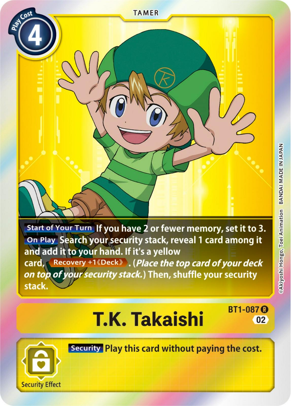 T.K. Takaishi [Reprint Foil] #BT1-087