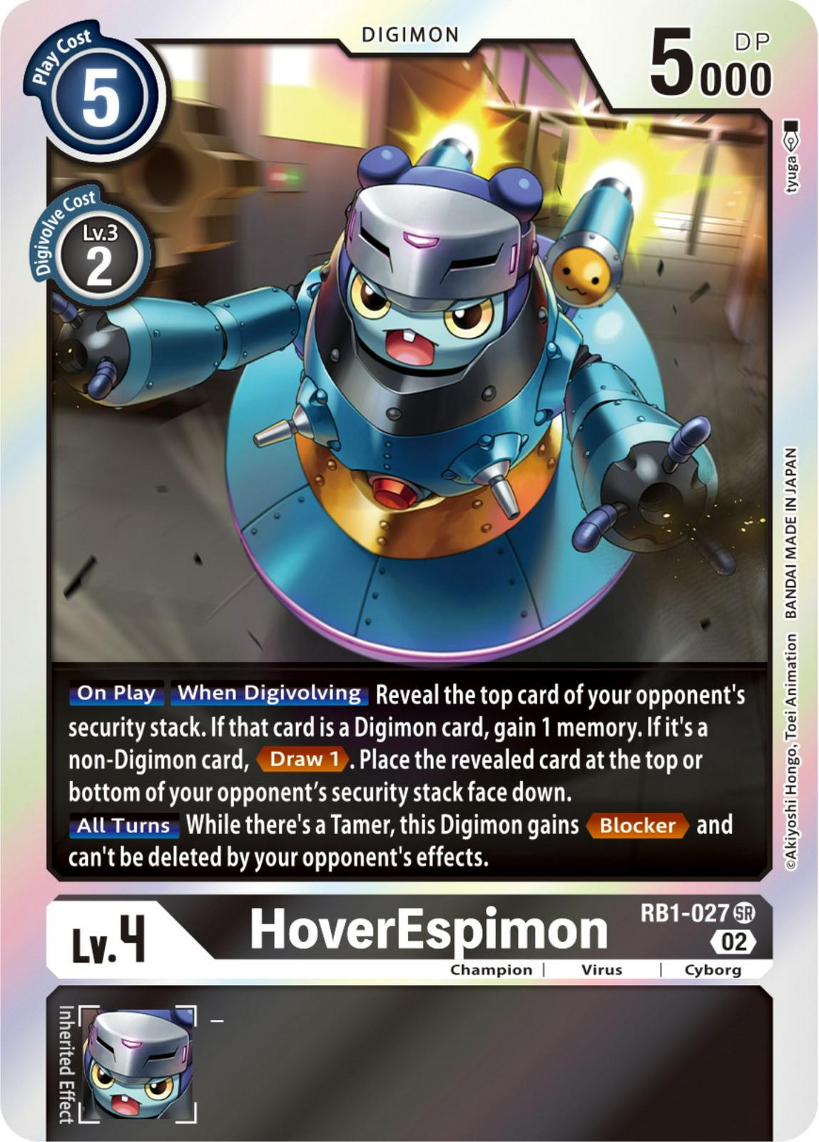 HoverEspimon [Foil] #RB1-027