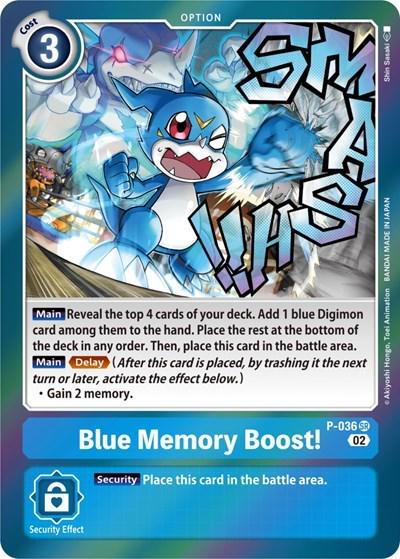 Blue Memory Boost! [Reprint Foil] #P-036