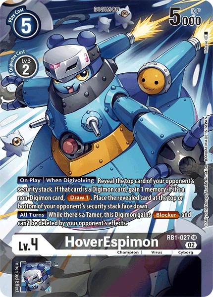 HoverEspimon [Textured Alternate Art Foil] #RB1-027