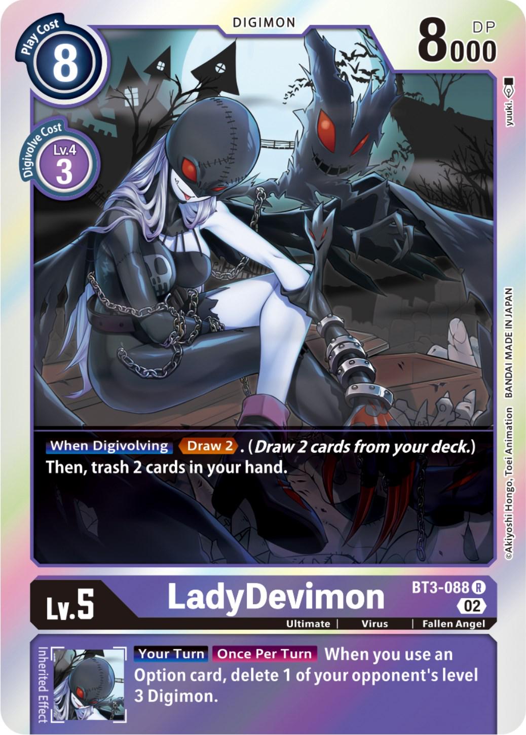 LadyDevimon [Reprint Foil] #BT3-088