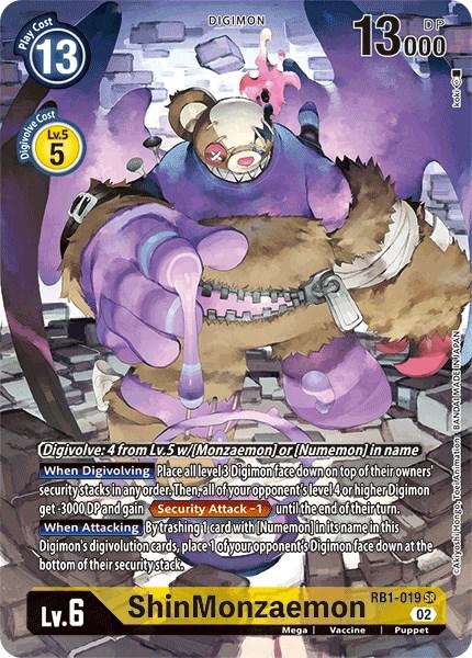 ShinMonzaemon [Textured Alternate Art Foil] #RB1-019